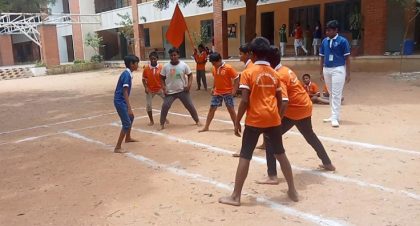 Inter House Competition on Kabaddi