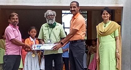 Madhupriya G of 5th class got state level 7th rank in Indian Talent Olympiad Science